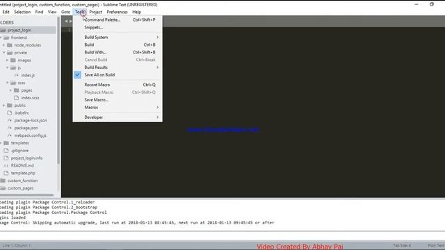 Installing SublimeText3 Sidebar Enhancement Package Windows 10 смотреть онлайн