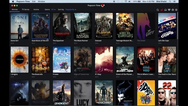 Tutorial: Watch Free Movies/TV Shows With Popcorn Time (MAC/WINDOWS/LINUX) смотреть онлайн