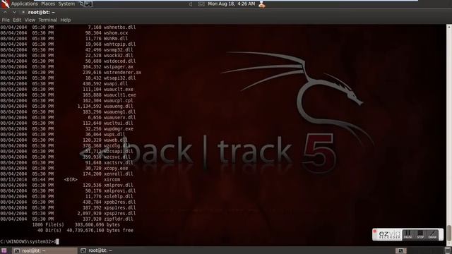 Viewing all contents on Windows XP machine using BackTrack - Metasploit Framework смотреть онлайн