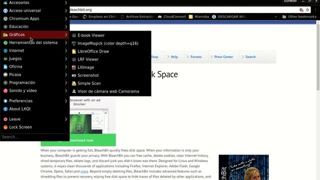 BleachBit. - Limpiador de espacio en disco de código abierto - tutorial смотреть онлайн