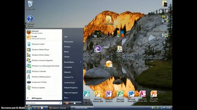 oniaom's tutorials: how to add run comand in windows vista смотреть онлайн