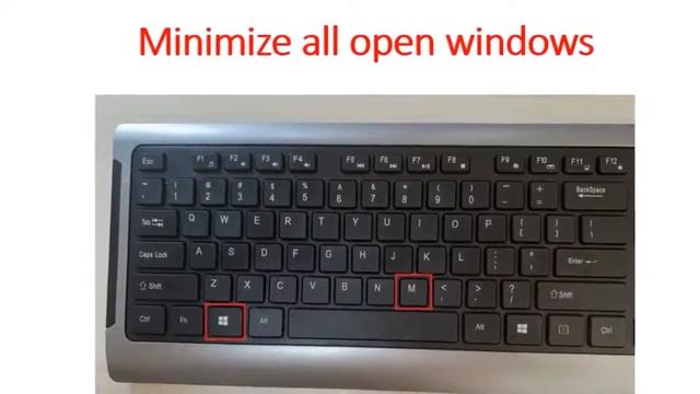 Win 10: How to minimize all open windows смотреть онлайн