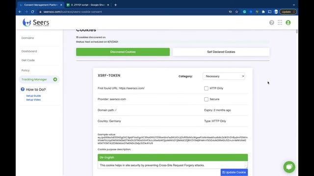 Cookie Manager Feature смотреть онлайн
