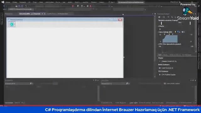 C# Proqramlaşdırma Dilindən Professional və Chromium Web Brauzer Hazırlamaq - Canlı смотреть онлайн