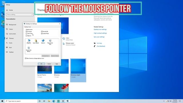 How to customize Windows 10 desktop icons and start menu смотреть онлайн