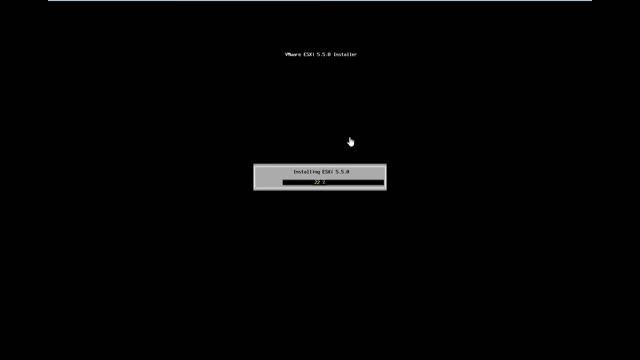 ESXi Server installation смотреть онлайн