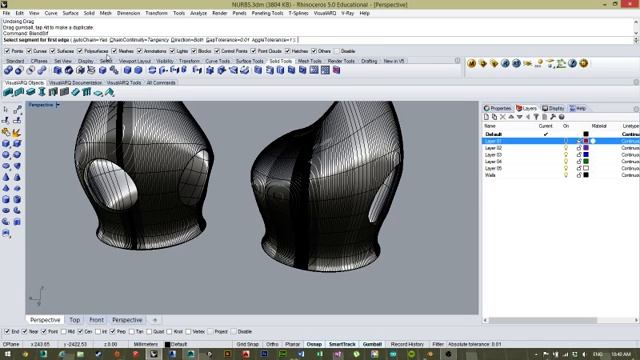 NURBS Modeling - Rhino смотреть онлайн