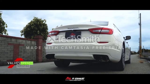 Maserati Quattroporte GTS V8 3.8T Turbo w/ Valvetronic Fi EXHAUST Catback+200Cell Valves ON/OFF смотреть онлайн