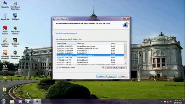 How to Restore System In Windows XP & 7 смотреть онлайн