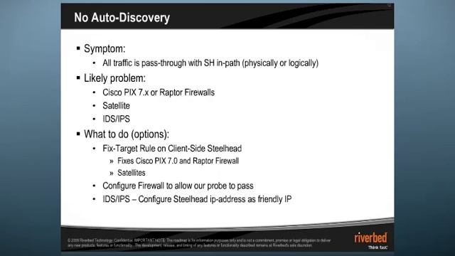Riverbed4 - Comon Problems & Solutions смотреть онлайн