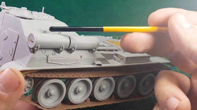 SU-102 Trumpeter 09570 build review смотреть онлайн