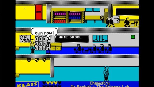 Klass Of 99 - ZX Spectrum Sinclair - RealSpectrum 0.97.26 emulator смотреть онлайн