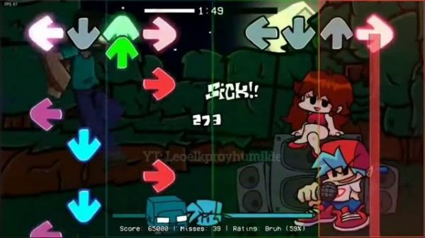 FNF - Herobrine old Mod Full week android port + Malody Danger chart