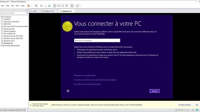 2.Installation de Windows 10 , 8.1 et VMware Tools sur VMware Workstation смотреть онлайн