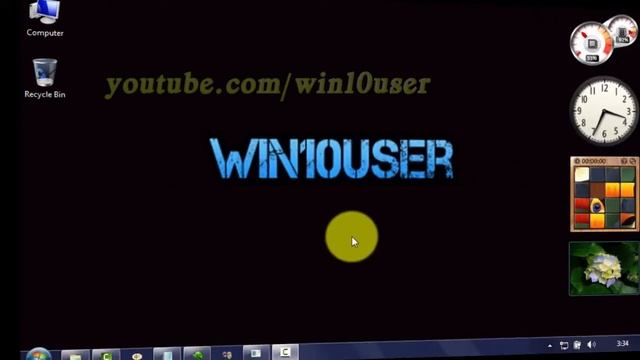 Windows 7 : How to enable or disable show desktop gadgets смотреть онлайн