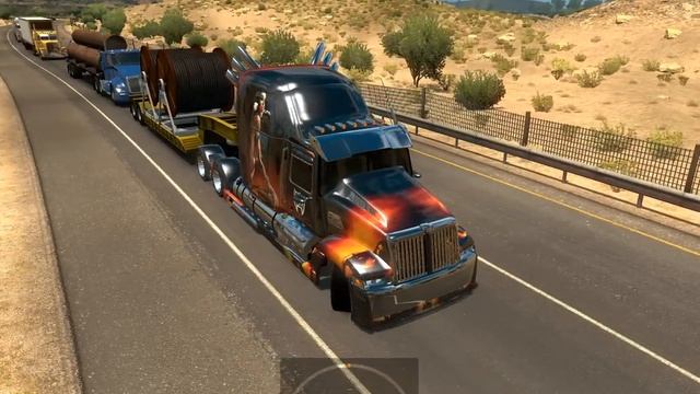 Тяжёлый грузовик: Optimus Prime, Western Star 5700-ATS 1.5.3s смотреть онлайн
