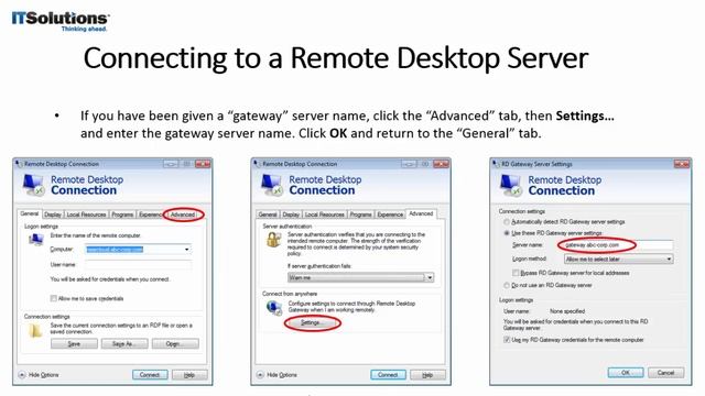 How to Connect to a Remote Desktop Server using Windows смотреть онлайн