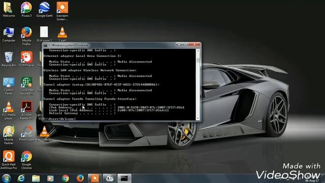 [Easy] How to find IP address in Window 7 || CMD смотреть онлайн