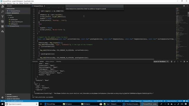 Azure IoT DevKit OTA Firmware update смотреть онлайн