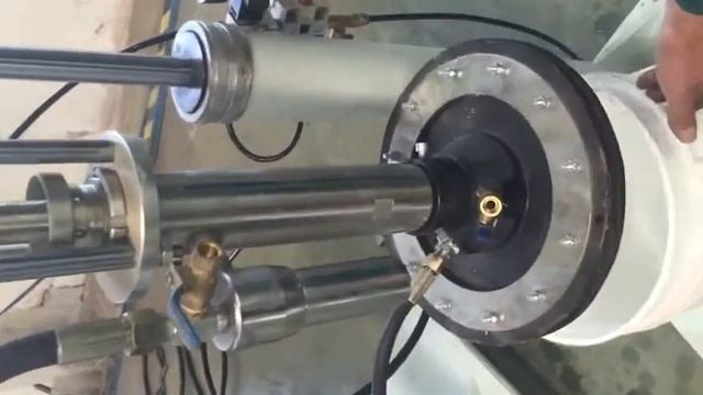 TEST Before shipping -Two component coating machine video смотреть онлайн