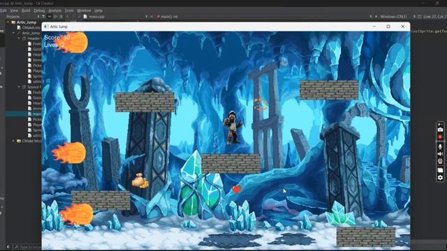 Artic Jump | SFML C++ | PUT 2nd semester project смотреть онлайн
