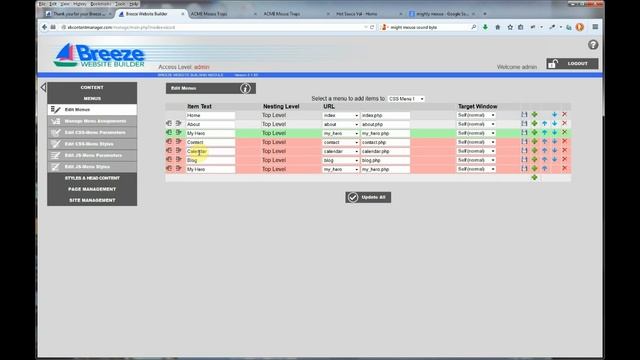 Edit Your Menus in the Breeze смотреть онлайн