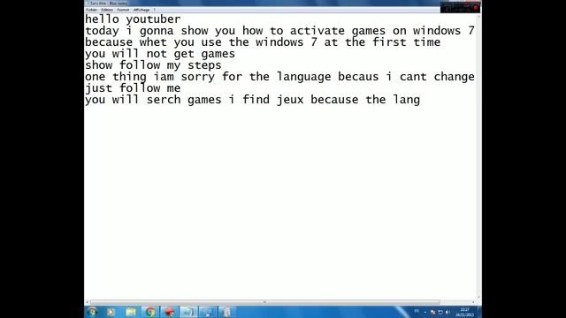 how to Enable windows 7 games ? смотреть онлайн