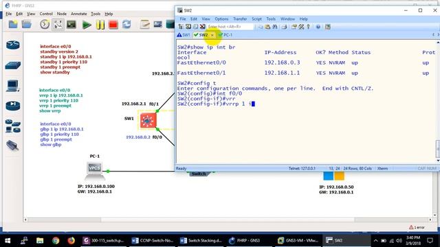 CCNP-Switch 300-115-VRRP смотреть онлайн