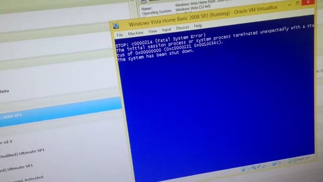 Windows Vista install error announcement смотреть онлайн