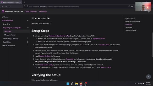 Website Workshop | Windows #1 | Activating WSL смотреть онлайн