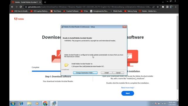 How to install Adobe Acrobat PDF Reader on Windows 7, 8, 10, 11 | Dolu Technologies смотреть онлайн
