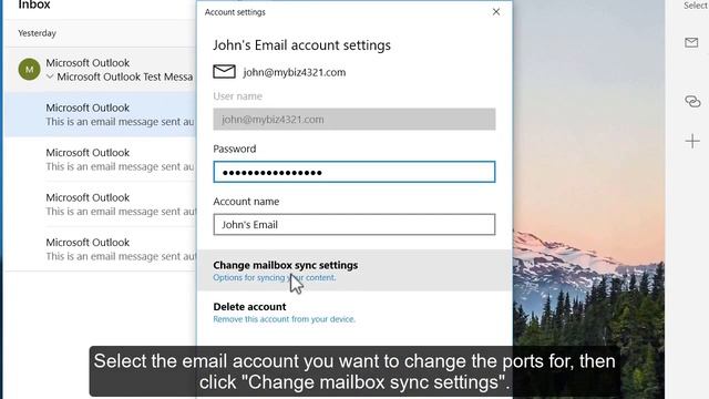 Configuring custom ports in Windows 10 Mail смотреть онлайн