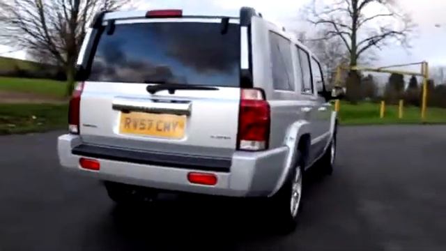 Used Jeep Commander 3 0 CRD Turbo Diesel Ltd Limited Sat Nav Rear DVD Player 7 Seater Auto RV57 смотреть онлайн