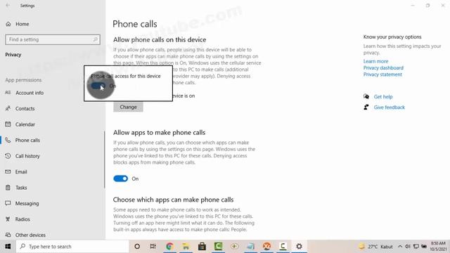 Windows 10 Home : How to allow or deny access to phone calls on this device смотреть онлайн