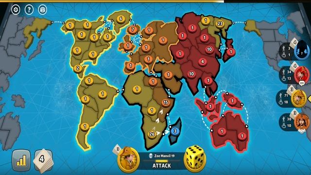 GOING FOR ASIA AS A NOVICE!! | 4 Player Fixed | Risk Global Domination Gameplay Online смотреть онлайн