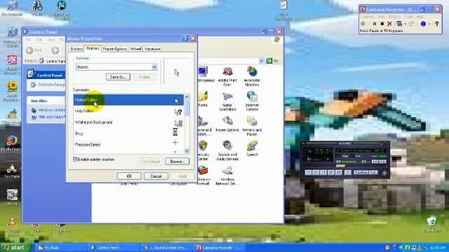 how to change a cursor in windows xp смотреть онлайн