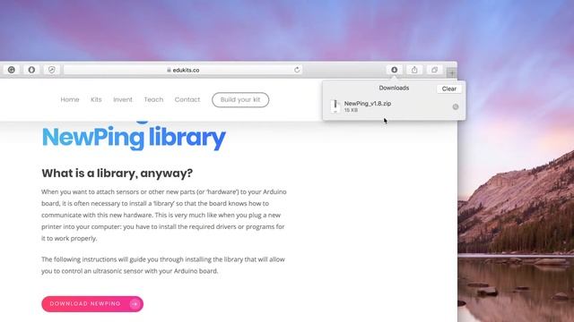 Installing the NewPing Library on Mac смотреть онлайн
