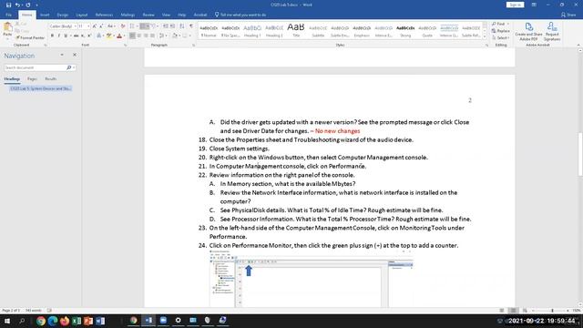 CIS-25 Lab 5-2: Audio, Performance and Disk Configuration in Windows 10 смотреть онлайн