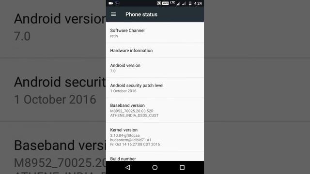 Moto g4 plus android nougat 7.0 update смотреть онлайн