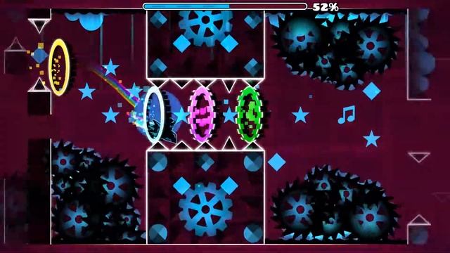 Geometry Dash- 1.4 Style Hard/Insane Demon: SubArctic Swing by SwissCheese865 (me) (NoClip) смотреть онлайн