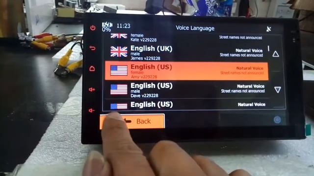 seting navigation voice for Car Stereo Radio Player GPS Navigator смотреть онлайн