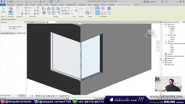 Corner Window in Revit Part - 1 | Revit Live Class смотреть онлайн