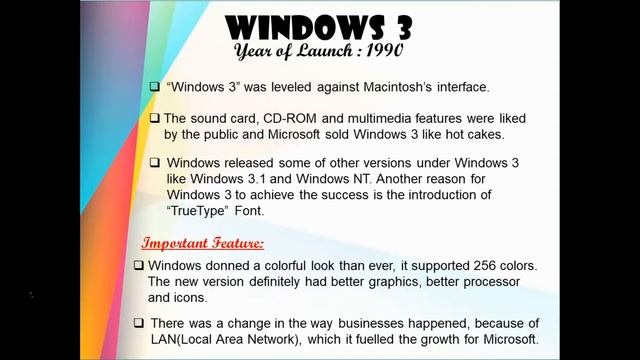 FOC 2nd Qtr - Week 1 / The History of Windows Operating System смотреть онлайн