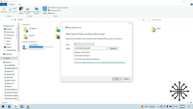 How to Map a Network Drive on Windows 10 смотреть онлайн