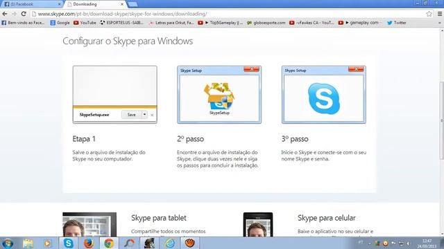 Como Baixar Skyper Para Windows 7 =) смотреть онлайн