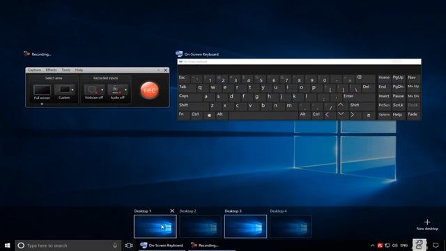 How to Create and Use Virtual Desktop in Windows 10 смотреть онлайн
