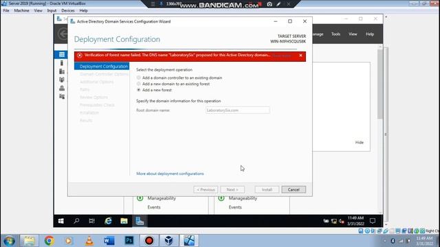 Install Active Directory Domain Services in Windows Server 2019 смотреть онлайн