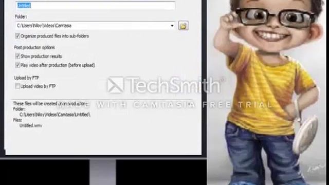 How To Save A Video File On Camtasia AVI WMV FLV смотреть онлайн