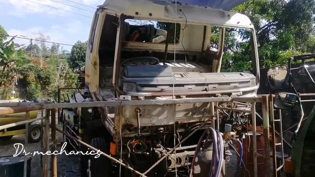 Restoration isuzu concrete pump cabin смотреть онлайн