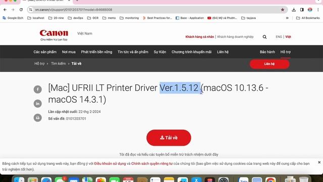 Hướng Dẫn Cài Đặt Máy In Cho MacOS смотреть онлайн